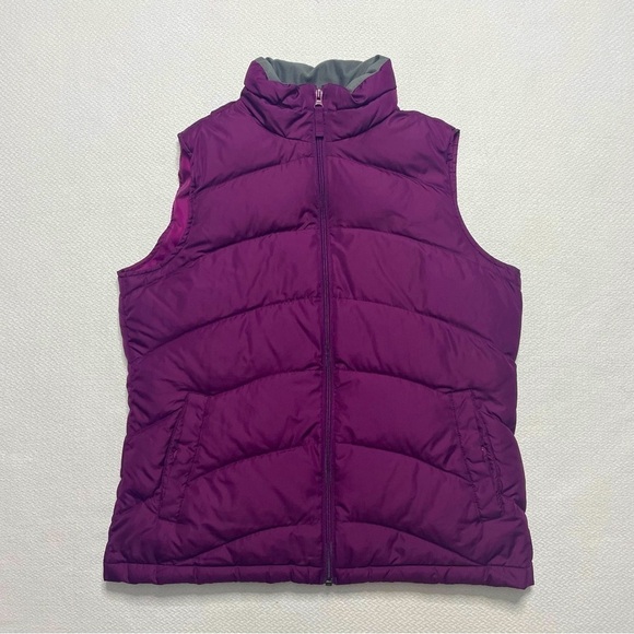 Lands’End Puffer Vest Burgundy Women’s Size Small (6-8) LandsEnd - Picture 1 of 13